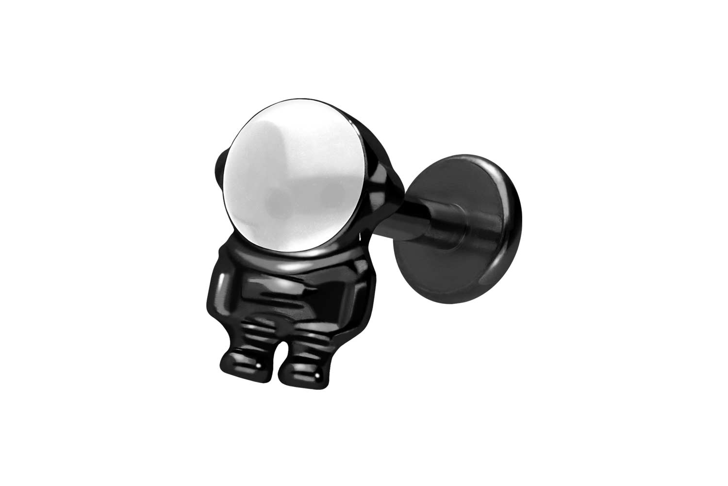 Titan Labret Piercing mit Innengewinde ASTRONAUT